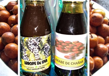 Jarabe de Chañar, arrope de uva y limones Jarabe de Chañar, arrope de uva y limones